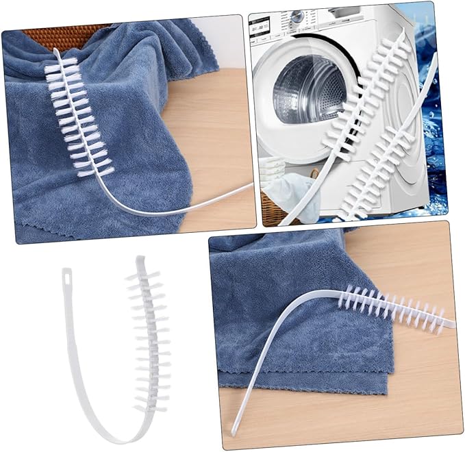 DOITOOL 2pcs Practical Washer Brush for Cleaning Machine Inner Dryer Vent Bristles