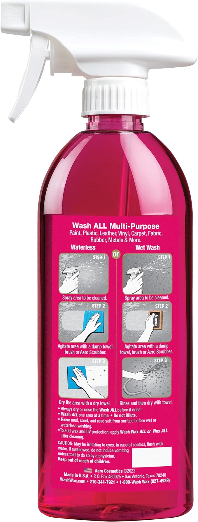 Aero Cosmetics Multi-Surface, Multi-Purpose Cleaner Degreaser. Kitchen, Bath, Floors, Furniture, Appliances, Home, Car, RV, and Boat