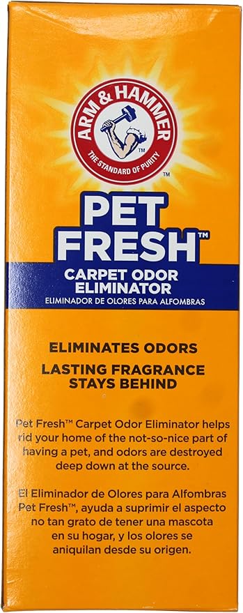 Arm & Hammer Pet Odor Control kit, Pet Fresh Carpet Odor Eliminator Long Lasting Freshness + Cat Litter Deodorizer with Baking Soda, 30 oz Each