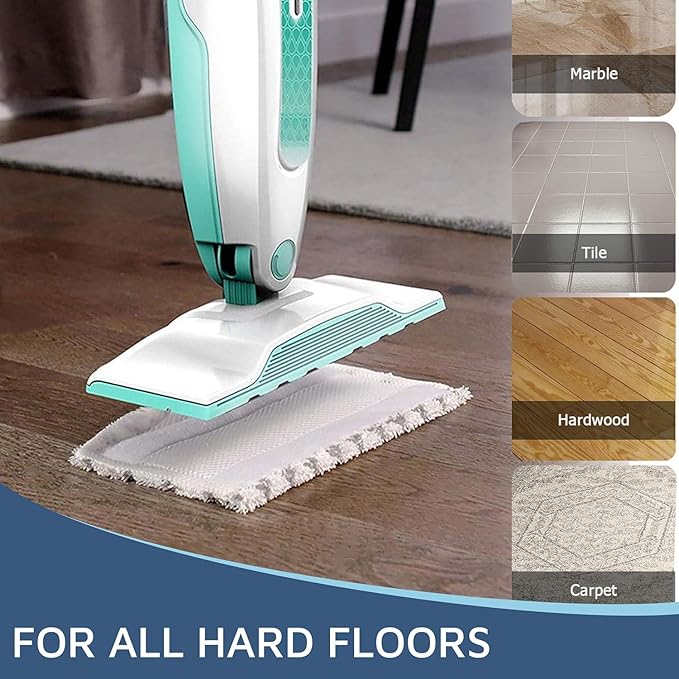 6 Pack Shark Steam Mop S1000 S1000A S1000C S1000WM S1001C Pads Set Washable Replacement Microfiber Mop Pads…