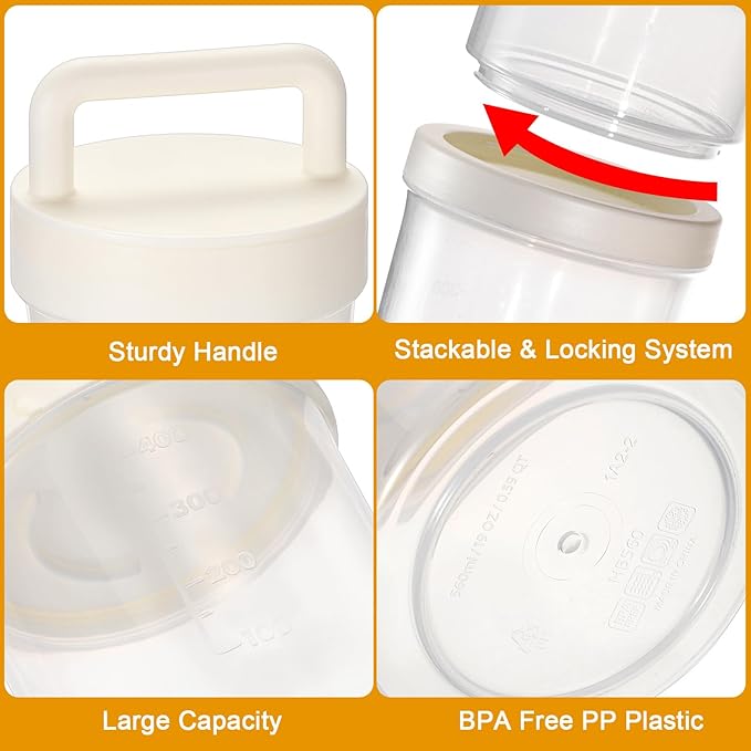 Portable Laundry Detergent Dispenser with Handle, Stackable Laundry Storage Containers for Apartments and Dorms, Small Plastic Detergents Organizer for Scent Booster Pods Tablets Powder-3 Tier