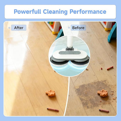 Newly Upgraded Steam Mop Replacement Brush Pads for Shark Steam and Scrub Mop S8201 S8001 S7201 S7000 Series, 4 Count