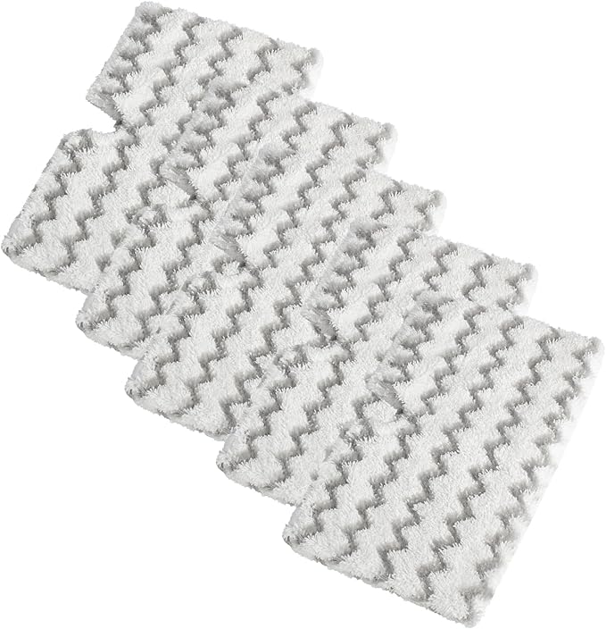 Azmuth 5 Pack for Shark Steam Mop Replacement Pads S3601 for Shark Steam Mop Pads and S3500 Series S3501 S3550 S3901 SE450 S3801CO S3601D S2901 S2902 Replacement Shark Professional Steam Mop Pads