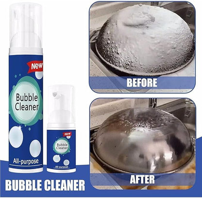 RJDJ Highly Effective Oil Breakdown Foaming Spray, All-Purpose Rinse-Free Cleaning Spray, Multi-functional Bubble Cleaner, Multi-Surface for Home, Kitchen, Bathroom, Office (3, 30ml)