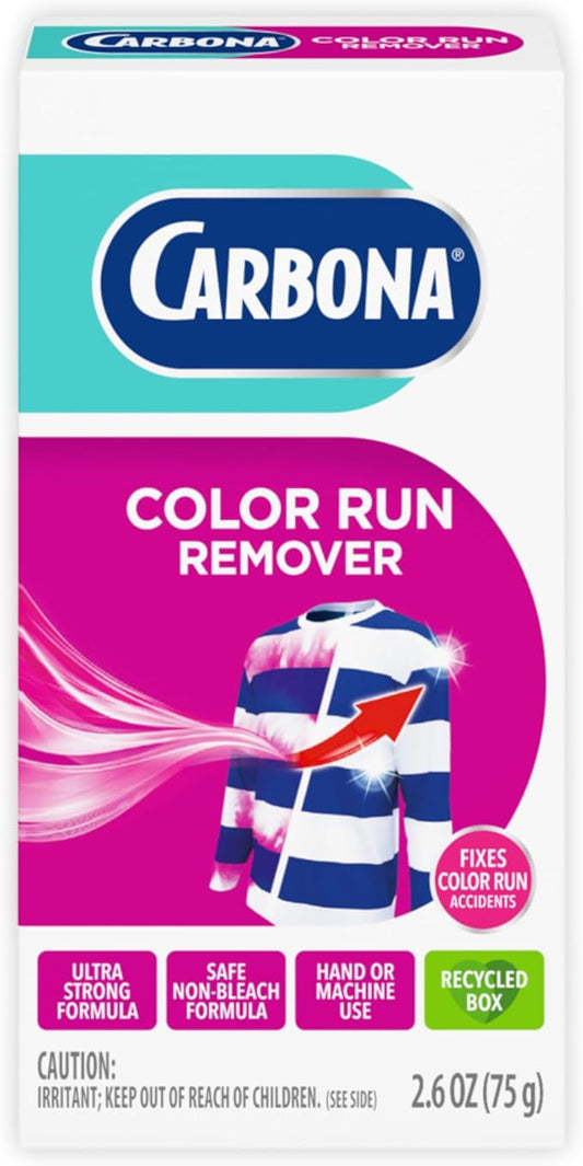 Carbona® Color Run Remover | Powerful Color Bleed Eliminator | Fixes Color Run Accidents | 2.6 Oz, 1 Pack