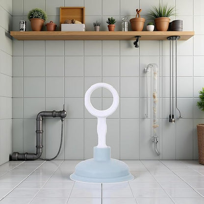 Blue Sink Plunger,Bathroom Small Drain Plunger Portable Kitchen Sink Drain Suction Cup Liquid Plumber Clog Remover Easy To Unclog,Cleaning Equipment for Bathrooms,Sinks,Baths and Showers