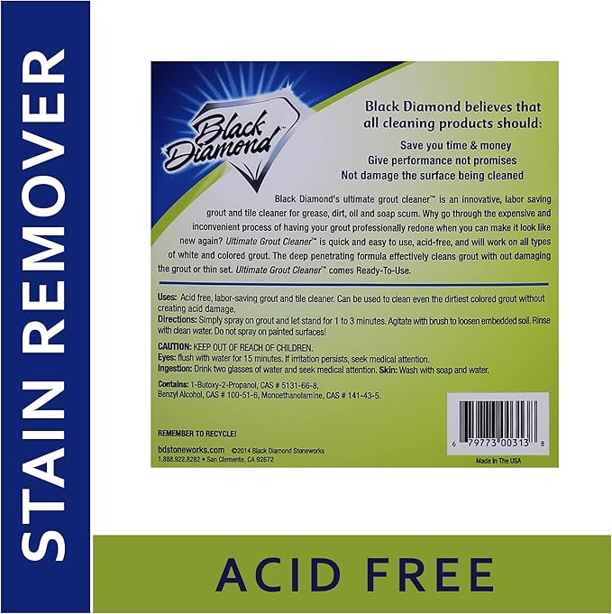 Wet Look Stone Sealer 1-Quart and Ultimate Grout Cleaner 1-Quart and Intensive Stone Cleaner 1-Quart.
