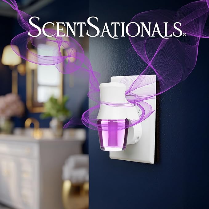 ScentSationals Magic Spell Fragrance Oil Plug In Air Freshener Refills 3-Pack - Works with Scentsationals Wall Plugs, Long-Lasting Home Fragrance, 0.8 fl oz Each, Packaging May Vary