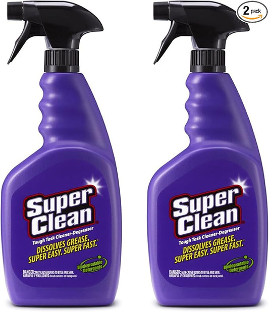 SuperClean 320064 Purple All Purpose Tough Task Cleaner Degreaser - 2 Pack (64oz.) by Super Clean 64. Fluid_Ounces
