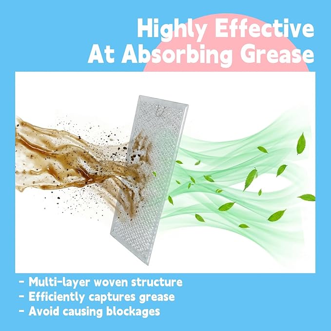 2Pcs Microwave Grease Filters Compatible with KitchenAid KMHC319ESS0 KMHC319ESS06 KMHC319ESS1 KMHC319ESS2 KMHC319ESS3 KMHC319ESS4 KMHC319ESS5 KMHC319EWH0 Microwave Oven Replacement Filter