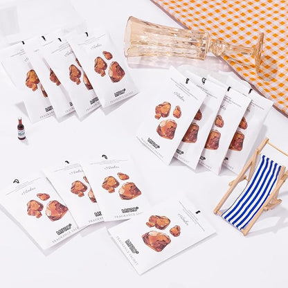 MYARO 12 Packs Amber Scented Sachets for Drawer and Closet, Long-Lasting Closet Sachet Bags Drawer deodorizers Fresh Scents, Home Fragrance for House