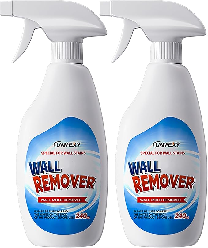 LANWEXY-Highly Effective Removal Spray,Wall Cleaner Spray-Bathroom Foam Cleaner for Shower,Wall,Ceiling,Wood,Kitchens,Tile,Killer with Prevention Inhibitor-2 bottles