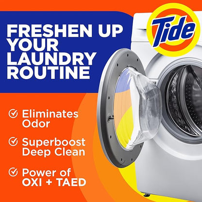 Tide Washing Machine Cleaner (21 Count) Laundry Stain Remover Bundle