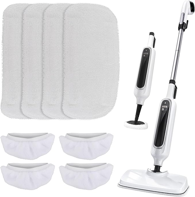 GreeSuit Microfiber Steam Mop Pads Compatible with Rvwsx & KGHKGH & Sprobil Steam Mop, Washable & Reusable Microfiber Steam Mop Cloth for All Types of Surfaces