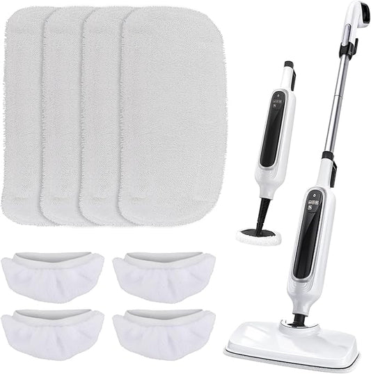 GreeSuit Microfiber Steam Mop Pads Compatible with Rvwsx & KGHKGH & Sprobil Steam Mop, Washable & Reusable Microfiber Steam Mop Cloth for All Types of Surfaces