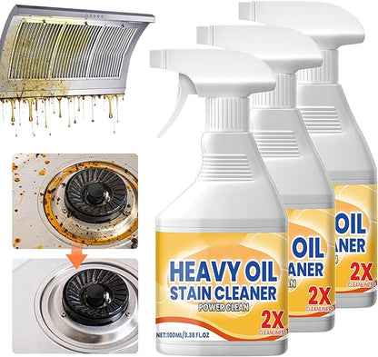 Kitchen Heavy Oil Cleaner, 2025 New All Purpose Kitchen Heavy Oil Cleaning Agent, Powerful Clean Kitchens Oils Stains Spray, Multipurpose Cleaner for Countertops, Ovens (3)