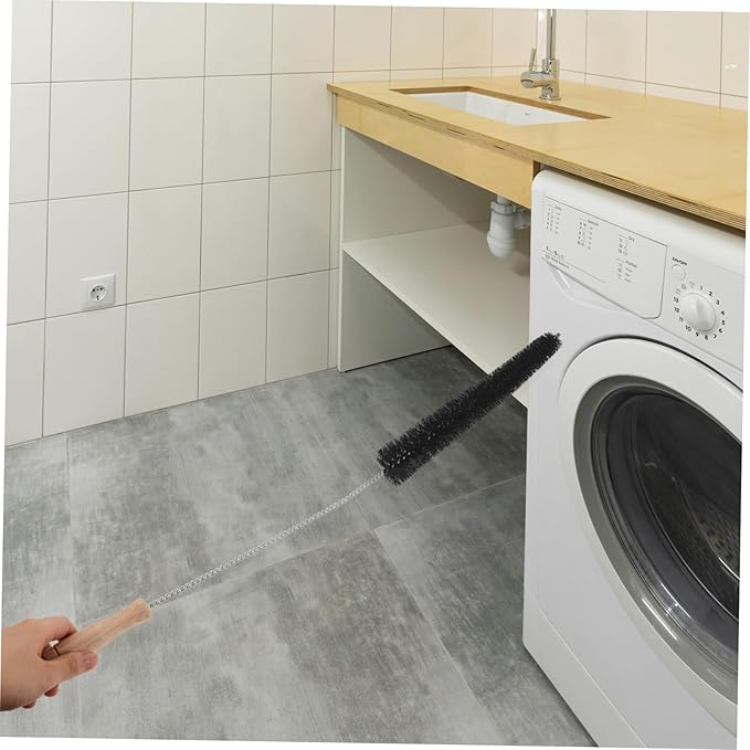 Refrigerator Coil Brush Dryer Vent Cleaner Soft Bristles Washing Machine Drum Brush Easy Cleaning