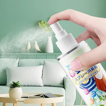 Clothes Spray Freshener – 100ml Wash Less Odor Remover, Flower Scent Fabric Spray Material with Refreshing Formula, Easy to Use for Down Jacket Garment Care, Shoe Sofa Home for Quick Fabric Freshening