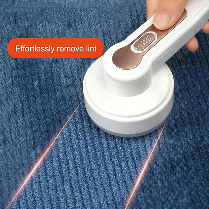 Sweater Shaver Fabric Shaver Electric Lint Remover with Ergonomic Handle Portable Rechargeable Clothes Fuzz Remover Electrostatic Brush 1 Set