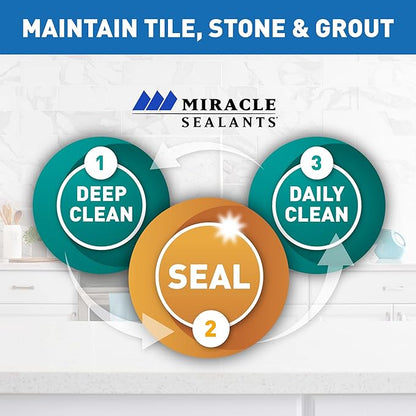 Miracle Sealants Heavy Duty Miracle Grout Cleaner Spray for Natural Stone, Marble, Tile & Grout, Quart