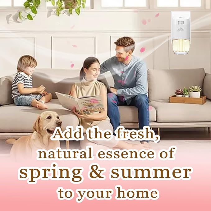 Plug In Air Freshener Refills 12 Pack – Cherry Blossom, Raspberry, Balsam Fir, Coconut, Spring & Summer Scented Refill for Home & Bathroom, Compatible with Air Wick & Glade, Not for Glade Plus