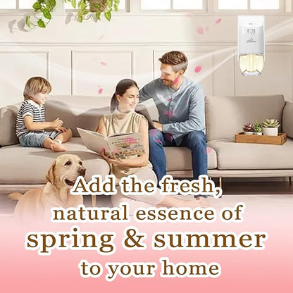 Plug In Air Freshener Refills 12 Pack – Cherry Blossom, Raspberry, Balsam Fir, Coconut, Spring & Summer Scented Refill for Home & Bathroom, Compatible with Air Wick & Glade, Not for Glade Plus