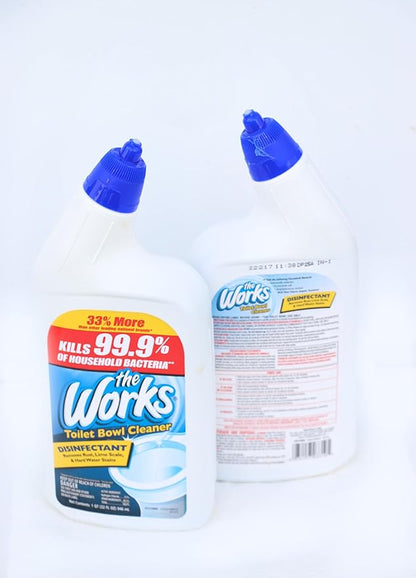 Home Care 655257427560 2-Pack Lab The Works Toilet Bowl Cleaner, Natural Organic, 32-Ounce, Pack of 2