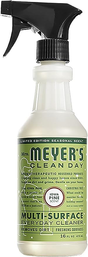 Mrs. MEYER'S Kitchen Set, Dish Soap, Hand Soap, and Multi-Surface Cleaner, 3 CT (Iowa Pine)