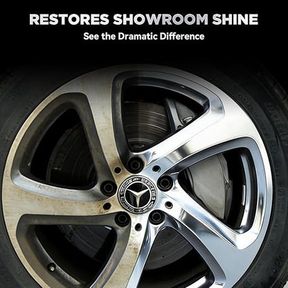 Metal Polishing Compound, WEICA Chrome Polish & Metal Restorer for Cars - Removes Rust, Oxidation & Tarnish from Aluminum, Brass, Stainless Steel - with Protective Coating