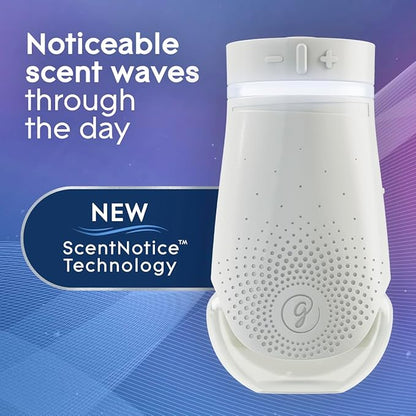 Glade PlugIn Plus Air Freshener Starter Kit, Scented Oil for Home and Bathroom, Aqua Waves, 0.67 Fl Oz, 1 Warmer + 1 Refill