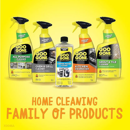 Goo Gone Cleaner, Foaming Formula, Fast-Acting, Citrus Power, Works on Unsealed Grout & Tile â€“ 6 Pack