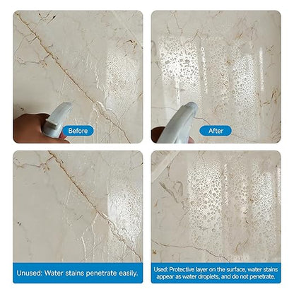 Granite Marble Quartz Polish - Stainless Steel & Metal Polish Paste - Mirror Finish for Countertops, Furniture, Stone Care & Renovation