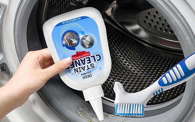 Active mold stain remover gel, heavy-duty remover, multi-purpose cleaner, suitable for tile floor grout, bathroom shower glass, sealant, front-loading washing machine sealant cleaner, etc 6.76 fl oz.