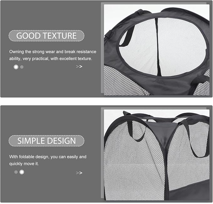 Alipis Ergonomic Laundry Basket Folding Storage Hamper for Clean Dirty Clothes Household Organizers