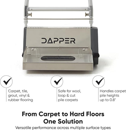 18" Counter-Rotating Brush (CRB) Commercial Carpet & Hard Floor Cleaning Machine – 450 RPM, Quiet 53 dBA, Heavy-Duty 53 lb Scrubber – Ideal for Gyms, Retail & Mid-Size Facilities