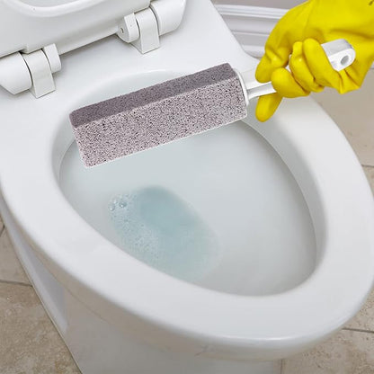 Vesici Pumice Cleaning Stone with Extra Long Handle Pumice Stone Toilet Bowl Cleaner for Toilet, Bathtubs, Sinks, Swimming Pools, Grills, Kitchen, Household Cleaning(20 Pieces)