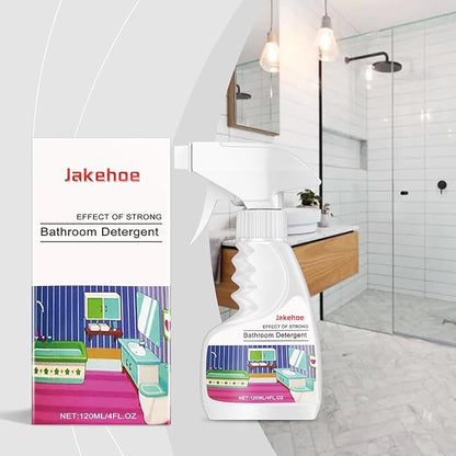 Bathroom Detergent Spray, 4 FL OZ, Glass and Tile Cleaner；Bathroom Cleaning; Water Stain Cleaning