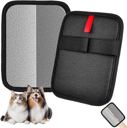 2Pcs Pet Hair Remover, electrostatic pet Hair Removal Gloves, cat and Dog pet Hair Removal Tools, Suitable for Bed Sheets, Blankets, Clothes, Sofas, Multi-Functional Beauty Gloves