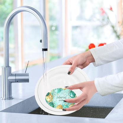 Happy Birthday Kitchen Scrub Sponges, Pop-up Kitchen Cleaning Sponges Reusable Dish Washing Sponges for Bathroom Household Cleaning 3 Pack - Non Scratch Scrubber
