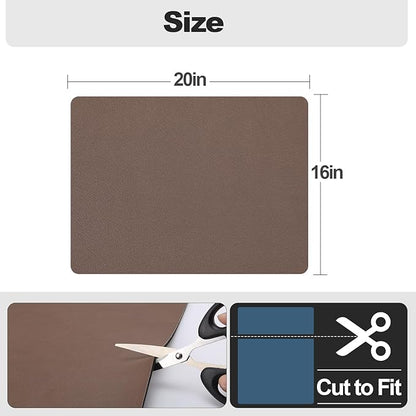 Ecotrim - Dish Drying Mat for Kitchen Counter | Coffee Bar Mat for Countertops | Heat Resistant Drainer Mat with Non-slip Rubber Backed | Hide Stain Kitchen Absorbent Draining Mat | Brown 16"x20"