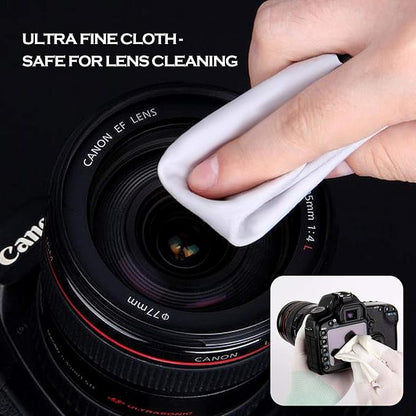 AAwipes Eyeglasses Cleaning Cloths Microfiber Lens Cleaning Cloths for Eyeglasses Optical Grade Lens, Wide Angle Lens, Telephoto Lens,Camera Lens, Microlens, Magnifier,SLR Camera Lens (6"x7", 30 Pack)