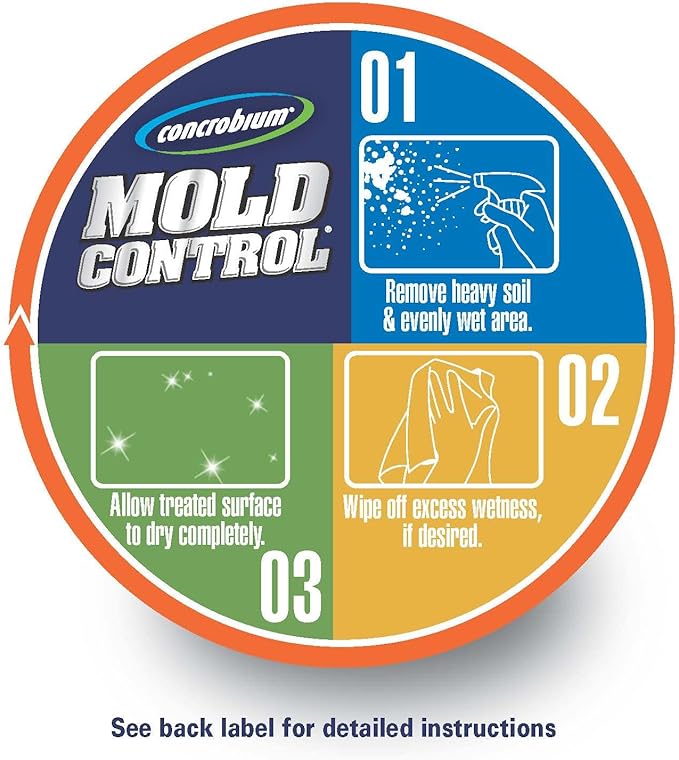 concrobium 25001 Mold Control Jug, Gallon
