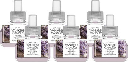 Yankee Candle Dried Lavender & Oak ScentPlug Refills (Pack of 6)