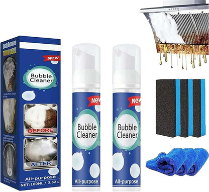 Brimetha Cleaner, Brimetha Kitchen Clean, North Moon Bubble Cleaner Foam, All-Purpose Bubble Cleaner Foam Spray Kitchen Deep Cleaning Spray (2Pcs)