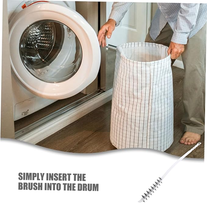 2pcs Washing Machine Cleaning Brush Long Handle for Drum Gap Cleaning Robust Easy to Use