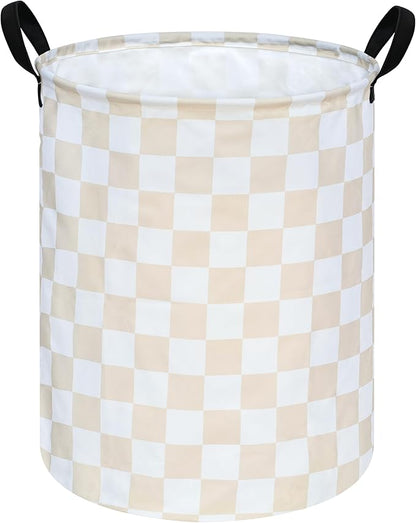 Girls Laundry Basket Cute Kids Hamper Room Decor Storage Basket,Toy Box Canvas Collapsible Organizer Bins for Home/Dorm/Kitchen/Pet/Office/Closet/Shelf/Gift Baskets