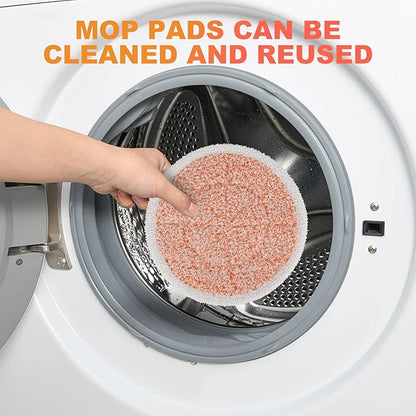 Pads for Shark Steam Scrub Mop: 12 Pack Spin Mop Refills Fit for Shark S7000 S7001 S7000C S7201 S7000AMZ S8201 S8001 Steam and Scrub Pads - Hard Floor Steam Mop Washable Pads S7001TGT
