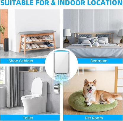 2026 Air Ionizers for Dust Mites,8Pack Plug In Air Purifier with for Home Negative Ion Generator,Quiet Mini Air Freshener for Bedroom,Office,Basement,Air Ionizer for Odor,Pets Smell,Dust,Smoke