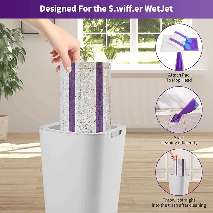 40 Count Wet Jet Pads Refills for Swiffer Wet Jet Spray Mop,Disposable Wetjet Pads for Multi-Surface Floors,Thickened and Super Absorbent Wet Jet Hardwood Floor Cleaner for Swiffer Wet Pads Refill