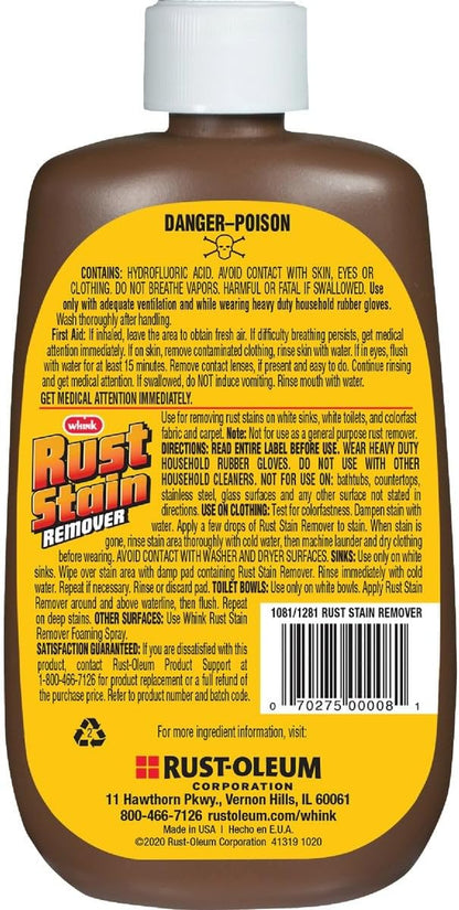 1281 10OZ Rust/Stain Remover, 10 oz, 10 Ounce
